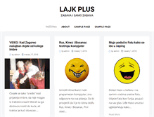 Tablet Screenshot of lajkplus.com